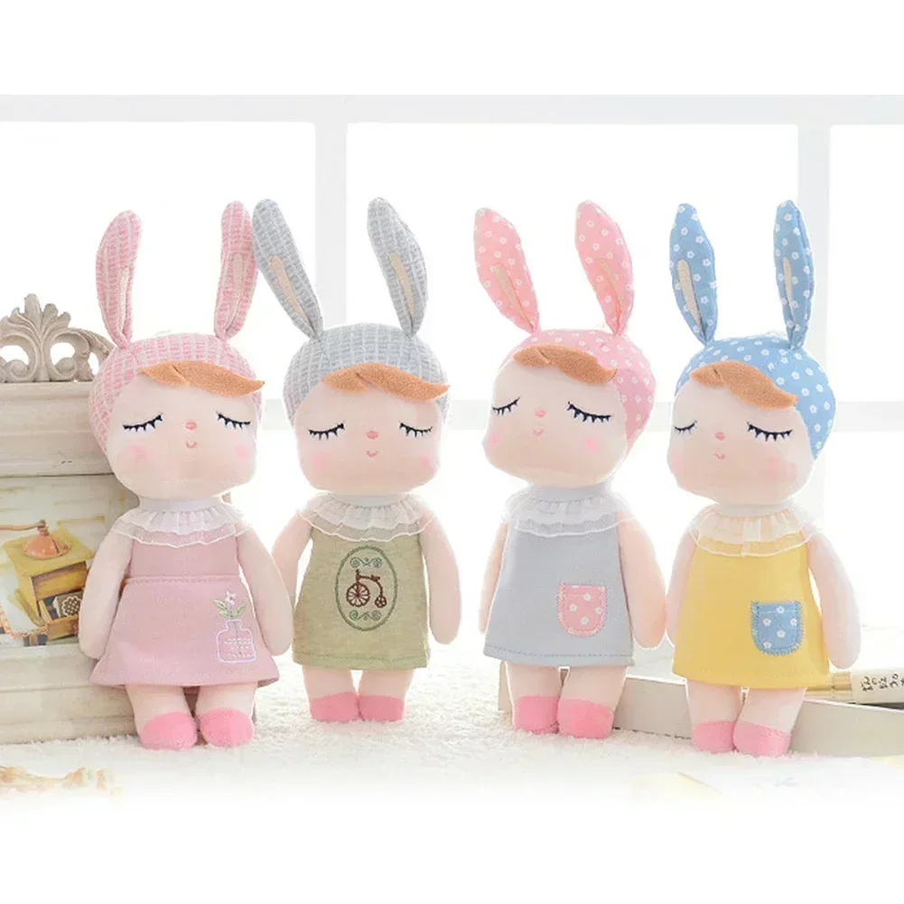 Metoo Cute Bunny Panda Small Keychains Soft Plush Mini Dolls Stuffed Toys for Girls Baby Animals Pendant Kids Birthday Gifts