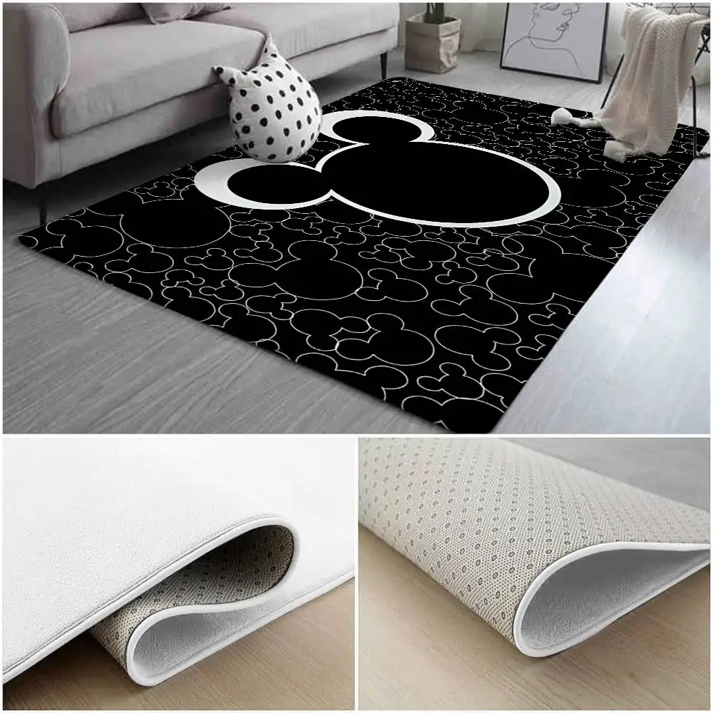 Alfombra de Mickey, alfombra antideslizante para baño, alfombra para puerta, alfombra decorativa para el hogar, alfombra para puerta de entrada, alfombra resistente a los arañazos