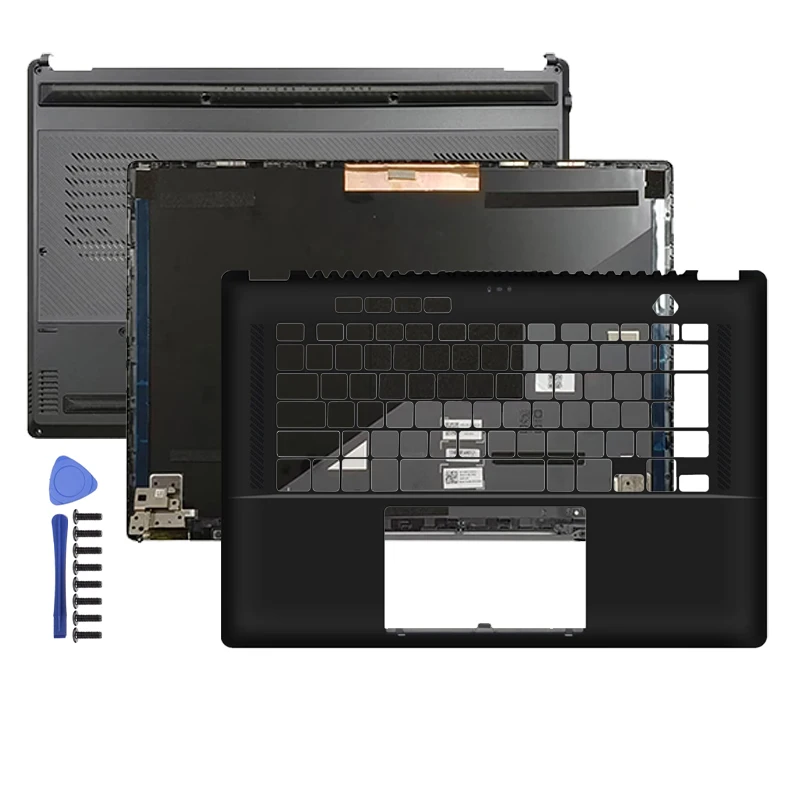 

НОВЫЕ петли для задней крышки ЖК-экрана ноутбука, подставка для рук, нижний корпус, аксессуары для ноутбуков ASUS ROG 16 GU604 GV604