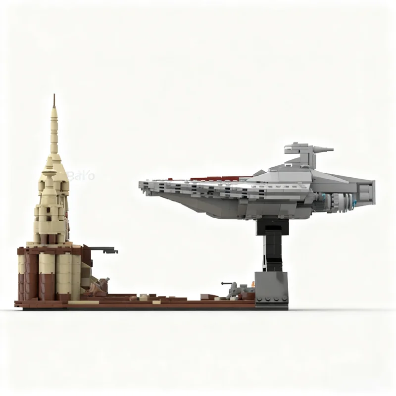 629 pçs moc acclamator suporte 2 geonosis batalha estrela modelo blocos de construção arquitetura presente natal brinquedo criativo idéia diy