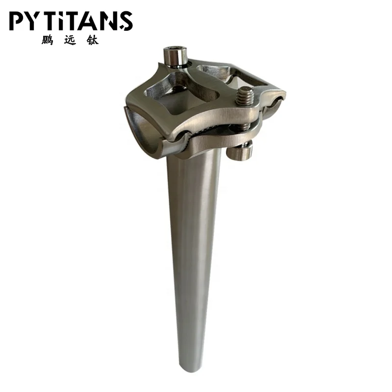 Factory Wholesale Price Grade 9 Titanium seat post for road bike or Mountain bike 27.2mm 30.9mm 31.6mm 34.9mm bike parts