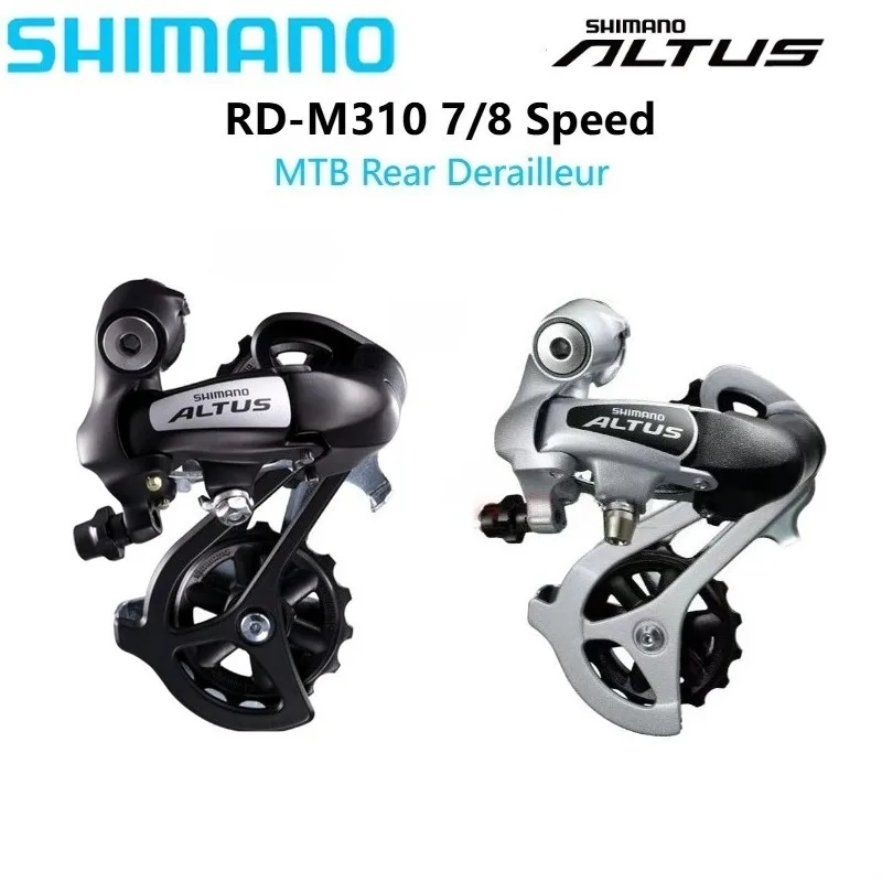 Shimano ALTUS RD-M310 7/8 velocidades 3x7s 3x8s bicicleta de montaña ciclismo MTB desviador trasero equipo de ciclismo Original