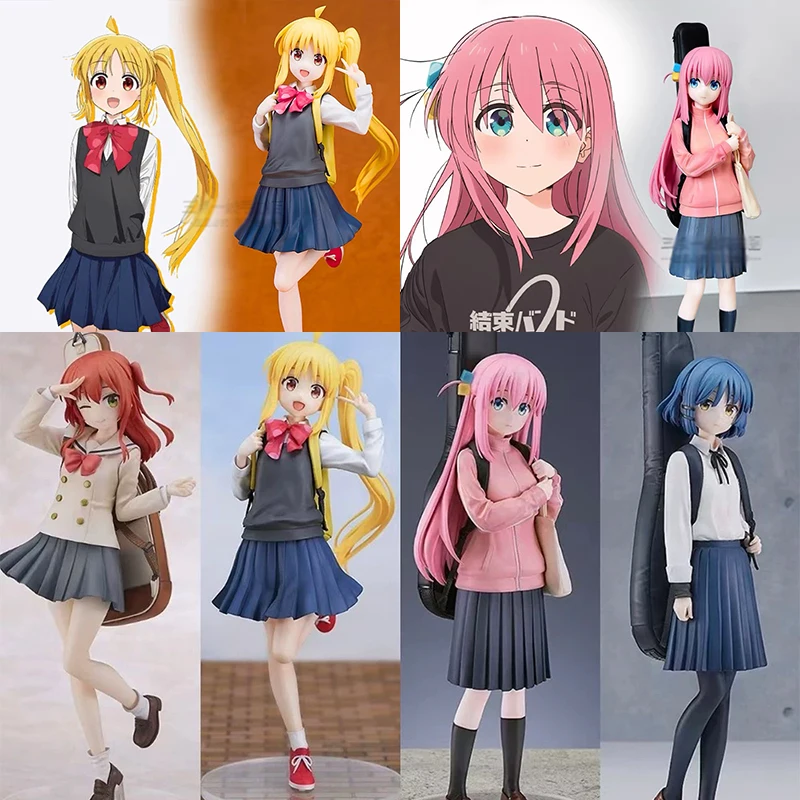 

BOCCHI THE ROCK! Anime Figurine Ijichi Nijika Kita Ikuyo Yamada Ryo Action Figures Cute PVC Anime Model Collection Toys Gifts