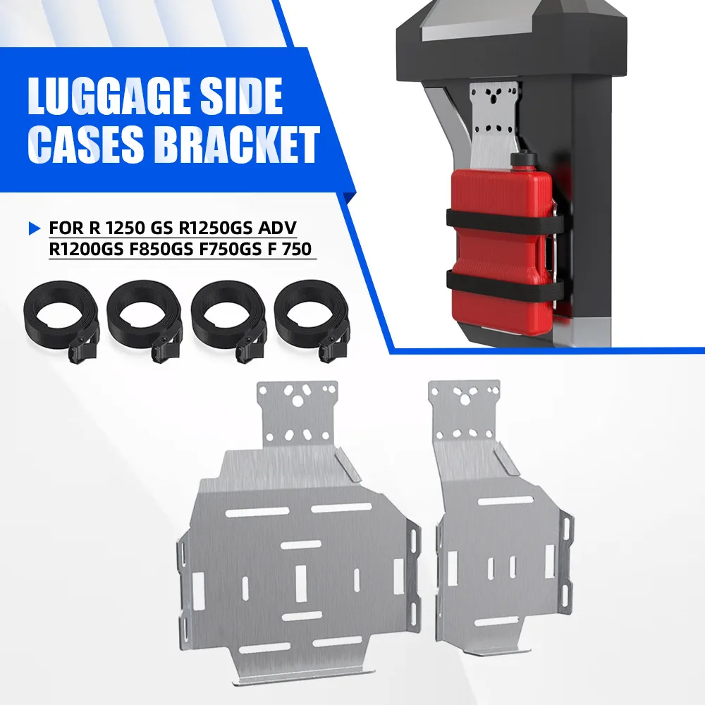 Aluminum For BMW R 1250 GS R1250GS ADV R1200GS F850GS F750GS F 750 Luggage Cases Side Case Suitcase Rack Box Expansion Bracket