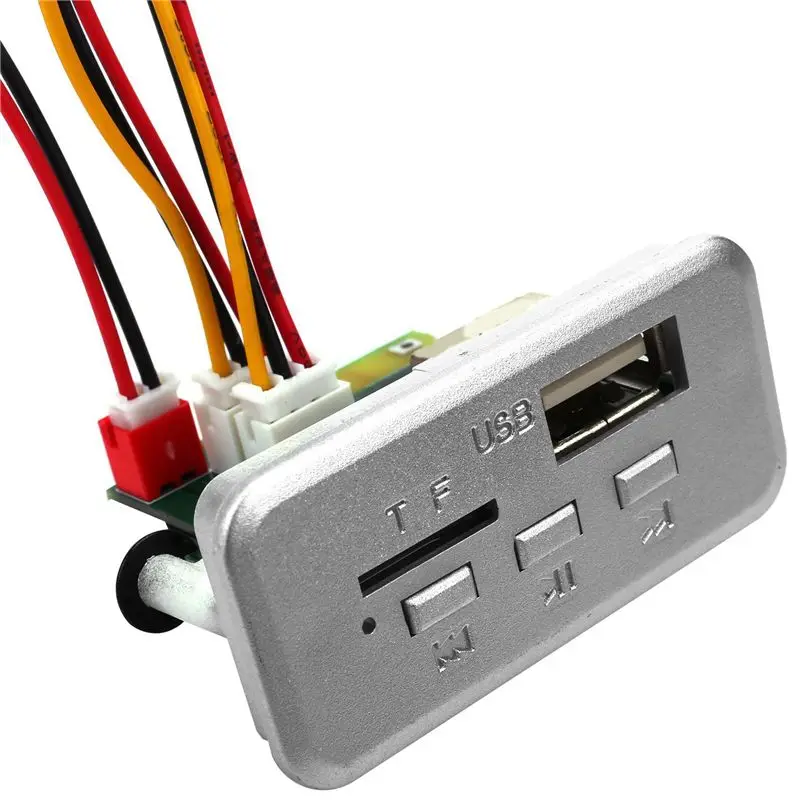 4X Bluetooth 5.0 Amplifier V5.0 Music Player DIY Wireless Mini MP3 Player Module 12V Car FM Radio Module-A08Q