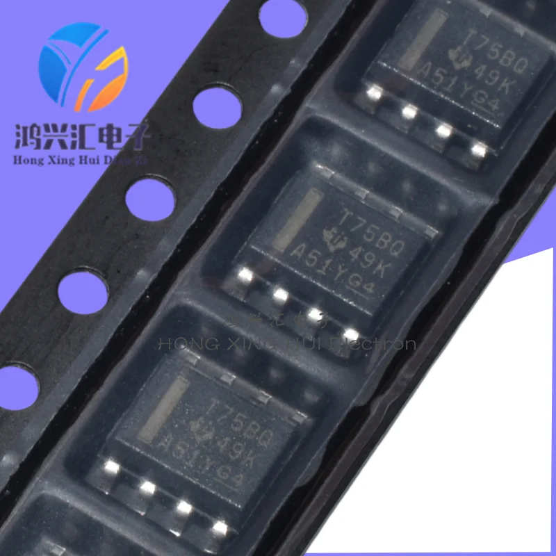 New/Original TMP75BIDR Silkscreen T75BQ SMT SOP8 1.8V Digital Temperature Sensor