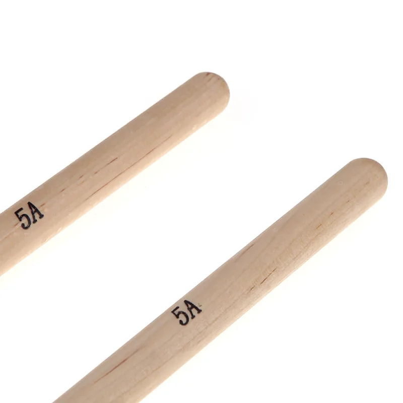 Pair of 5A Maple Wood Drumsticks Stick for Drum Set Lightweight Professional