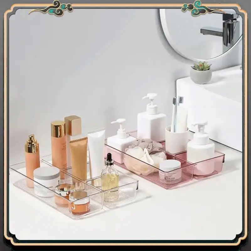 ASMA-25Pcs Clear Drawer Organizers Storage Box Set Smooth Edge Burr Free Transparent Design Cosmetics Containers Versatile