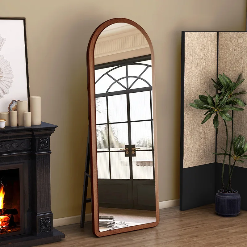 

Dressing full body floor mirror living room home girls bedroom clothing store fitting mirror special-shaped wall hanging