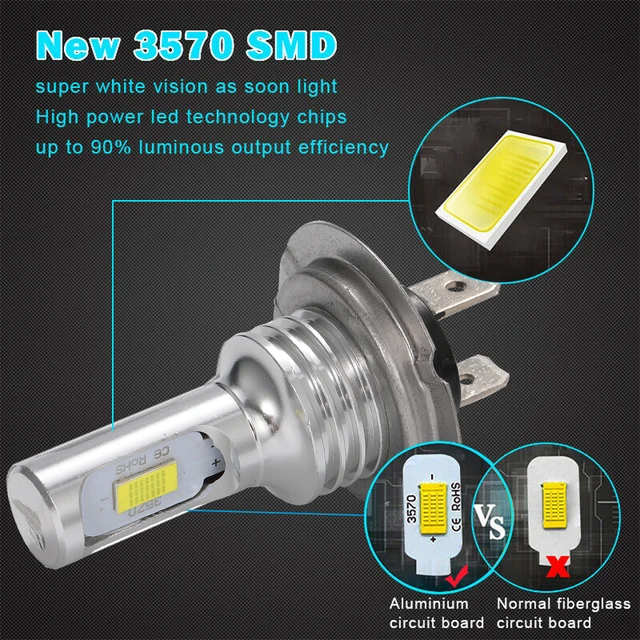 2Pcs H7 H1 H8 H9 H11 9005 9006 LED Bulbs HB3 HB4 CSP LED Super Bright Headlight DRL Lamp 6000K White 3000K Yellow 12000K Blue 6 2Pcs H7 H1 H8 H9 H11 9005 9006 LED Bulbs HB3 HB4 CSP LED Super Bright Headlight DRL Lamp 6000K White 3000K Yellow 12000K Blue 6