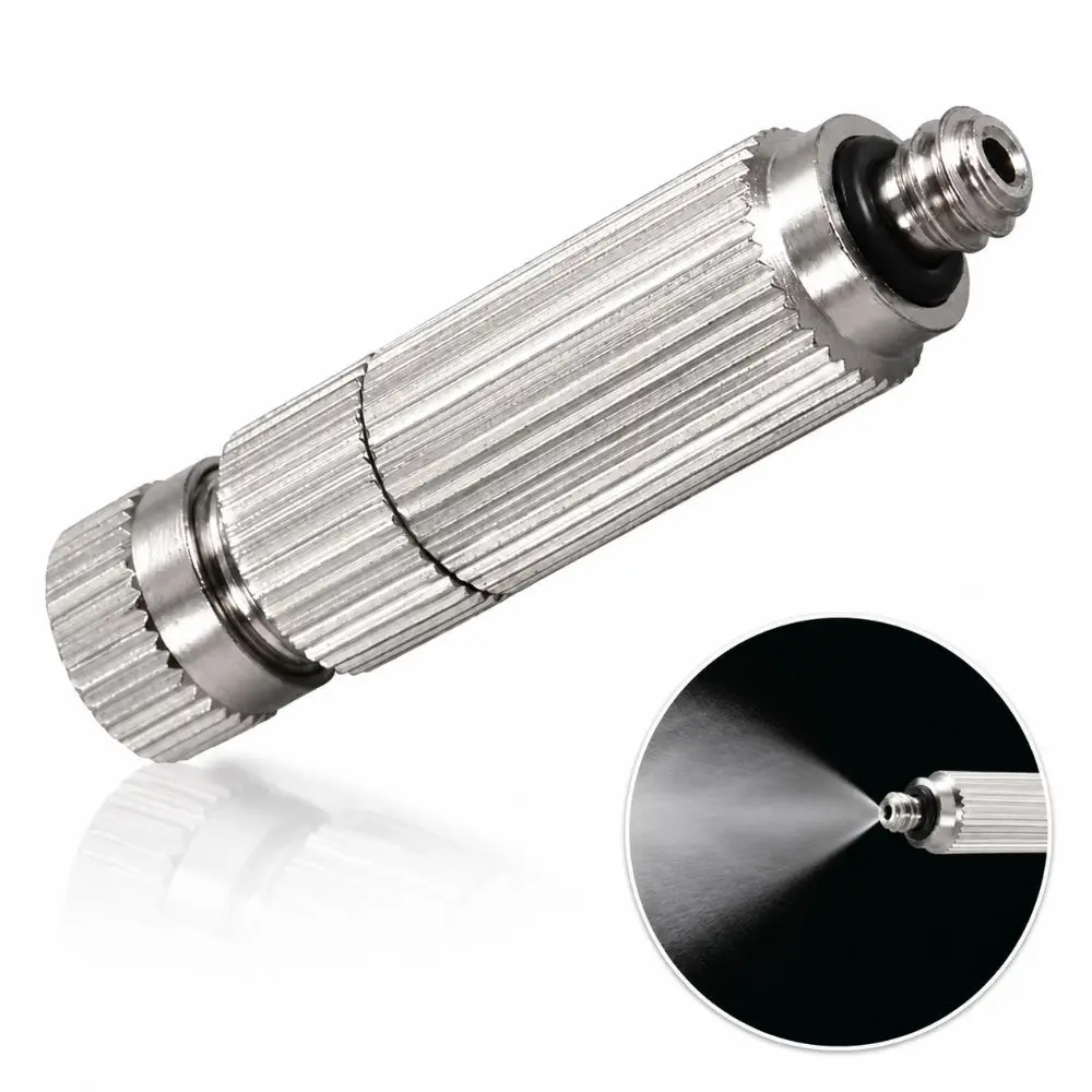 Durable 3/16 Inch Misting Nozzle 0.1mm~0.5mm Brass Atomization Sprayer Humidify Sprayer