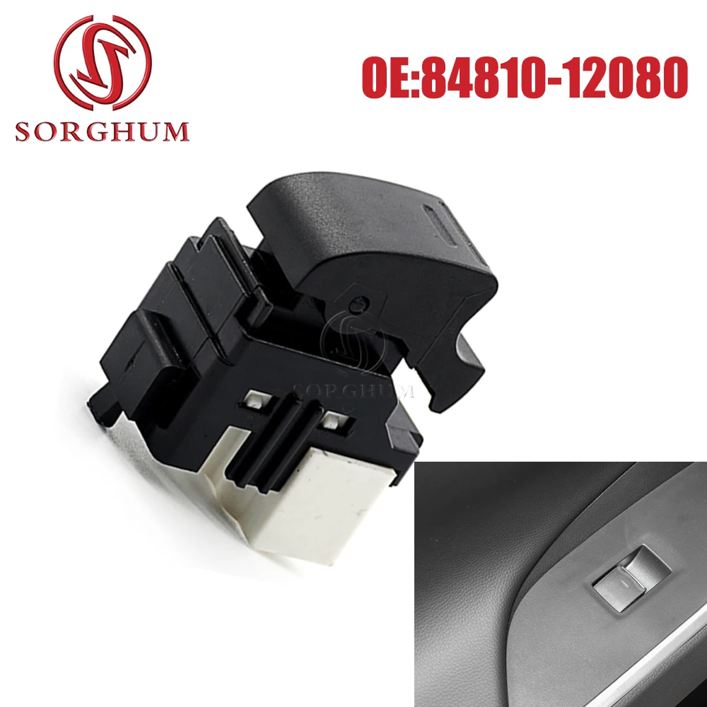 

SORGHUM Echo Passenger Side Electric Power Window Control Switch Button 84820-12080 for Toyota Corolla RAV4 Prius Tacoma Matrix