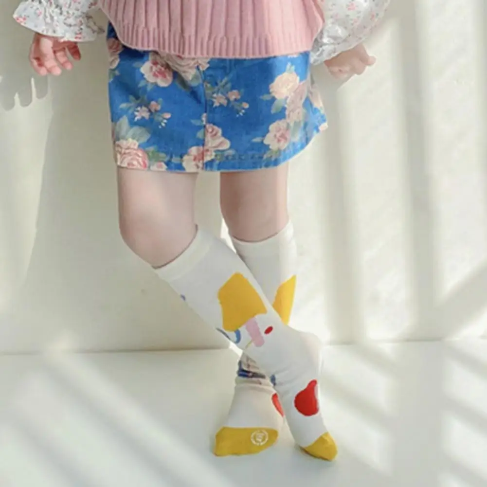 

Toddler Socks Super Soft Skin-touch Fruit Print Knee High Socks Toddler Tube Stockings Baby Socks Newborn Socks 1 Pair