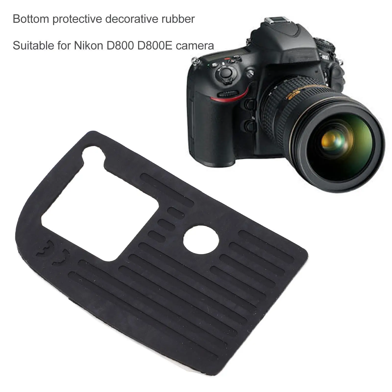 Rubber Decorative Bottom Cover for camera - Stylish & Durable for camera Ornament Accessory