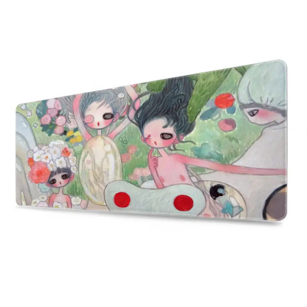 Aya Takano Mousepad INS Tide Large Cartoon Anime Gaming Mouse Pad Keyboard Mouse Mats Desk Mat Accessories