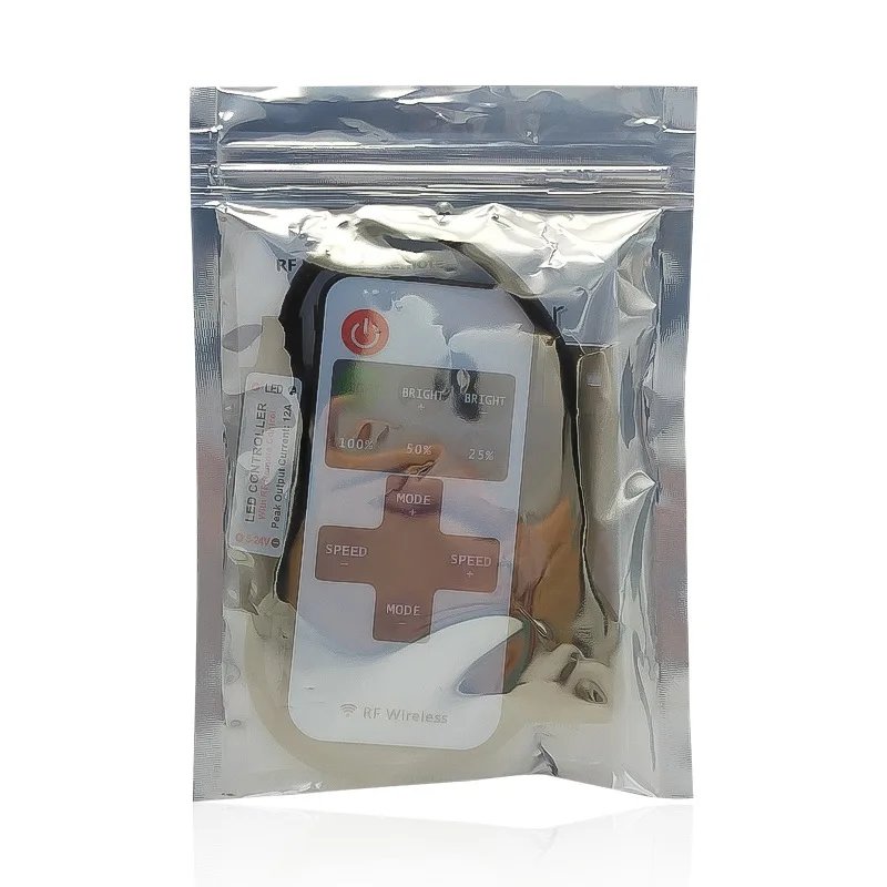 1PCS RF11 key monochrome controller intelligent wireless radio frequency dimmer led strip controller DC/USB/red and black