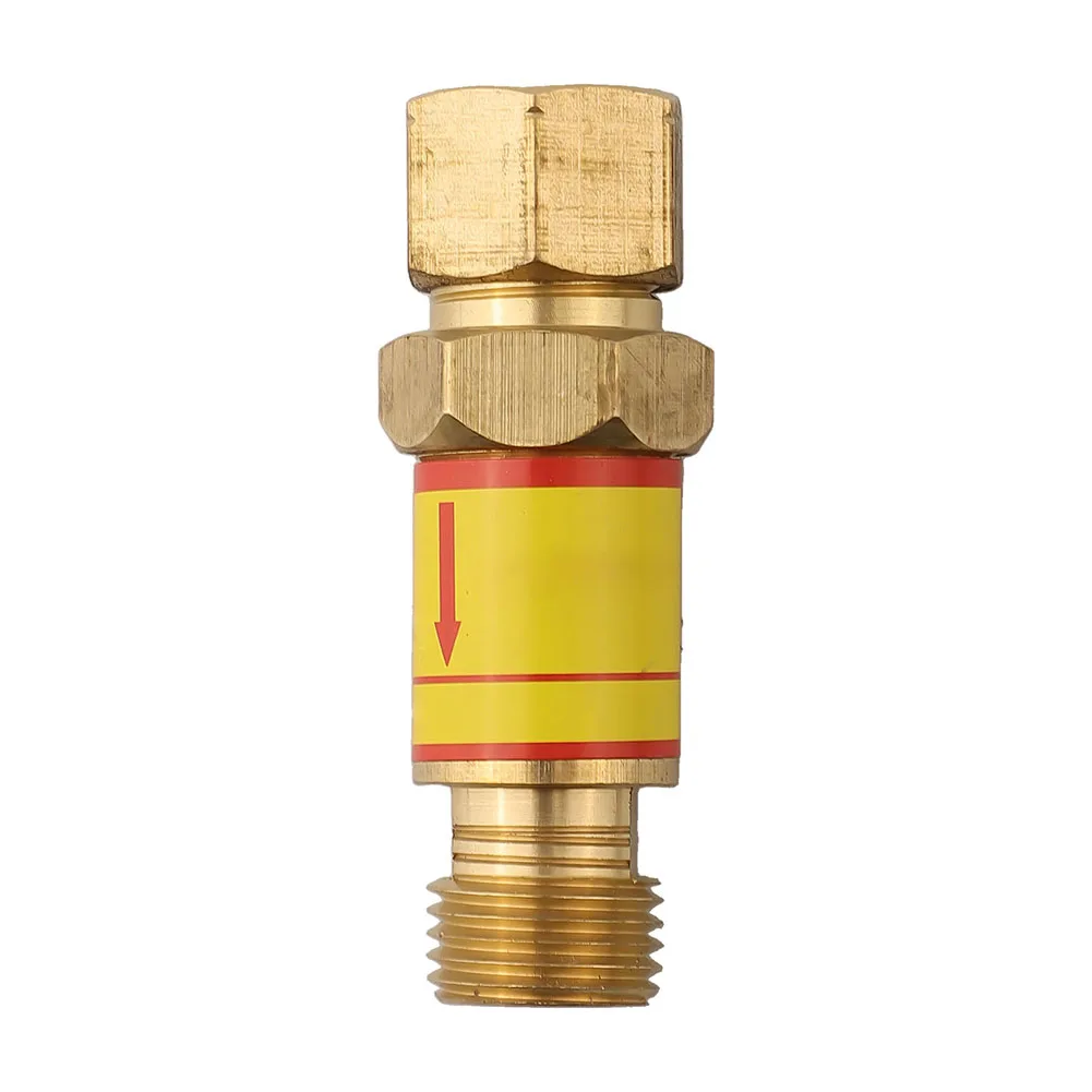HF2 Acetylene Gas Welding Check Valve with Automatic Reset Flame Arrestor for Safe Welding and Cutting Applications
