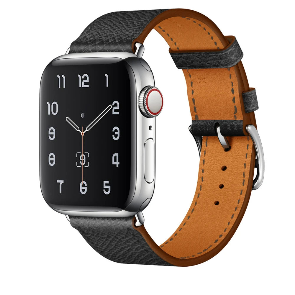 Leather Strap For Apple Watch Band 44mm 40mm 45mm 41mm 42mm 38mm 49mm Bracelet Wristband iWatch Series Ultra 8 7 6 5 4 3 SE Band