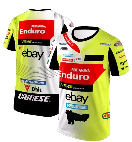 ใหม่ 2025 ผู้ที่ชื่นชอบการแข่งรถจักรยานยนต์ Aprilia Racing No.1 Rider Jorge Martin พัดลมผู้ชายและผู้หญิงกีฬาสบายๆเสื้อยืด