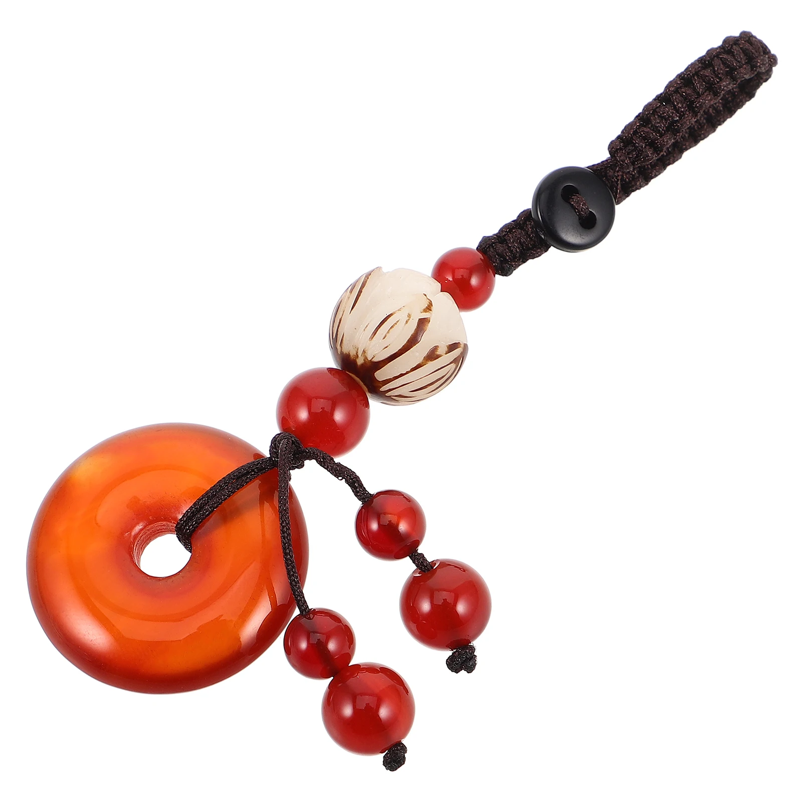 

Chalcedony Key Pendant Cute Keychain Charms for H bags Bag Decoration Practical Accessories Men Women Chinese Charm Purse nament