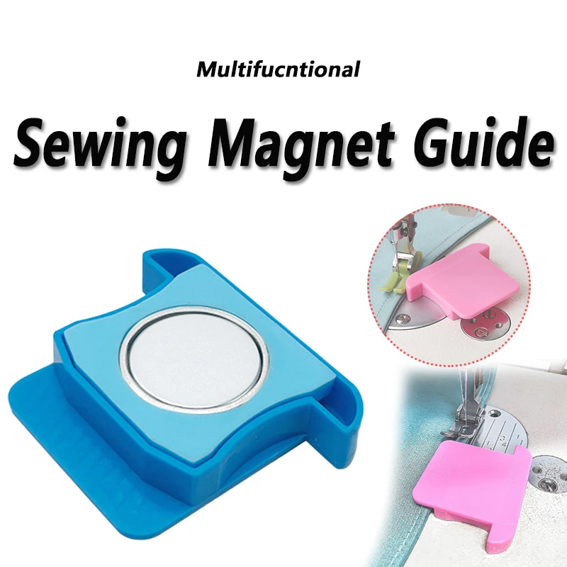 1Pc Multifucntional Industrielle Nähmaschine Naht Guide mit Magnet Guide Hause Nähmaschine Saum Guide mit Skala Zufällige Farbe