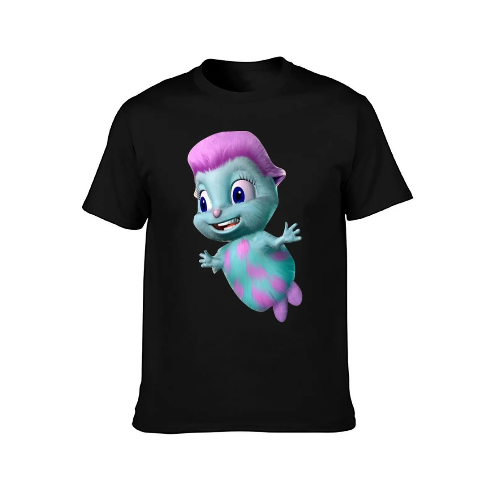Bibble T-Shirt, Summer Casual Cotton Tee, Oversized Streetwear Tops, Vintage Graphic Print, Loose Fit Short Sleeve, 100% Cotton