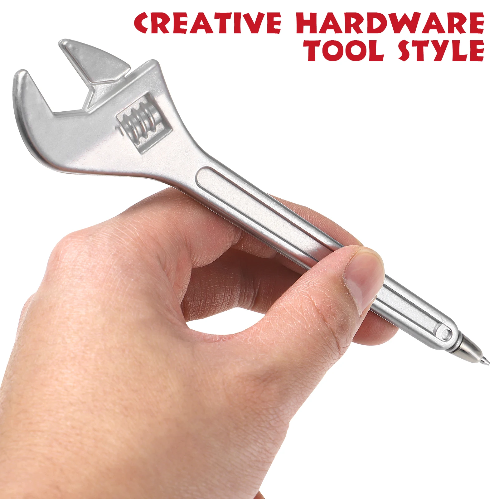 Pen Hardware Shaped with Knife, Spanner, Hammer,and Screwdriver Tips Ink School Writing Supplies Children's Gifts Stationery