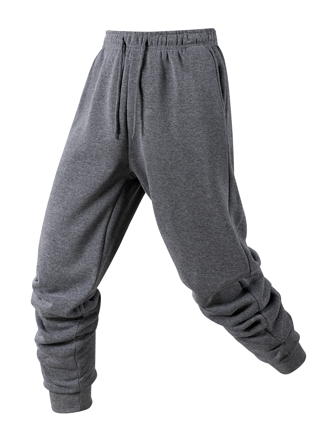 Men\'s Sweatpants Spring and Autumn Casual Sport Jogger Pants Men Drawstring Solid Color Trousers Daily Jogging Pants