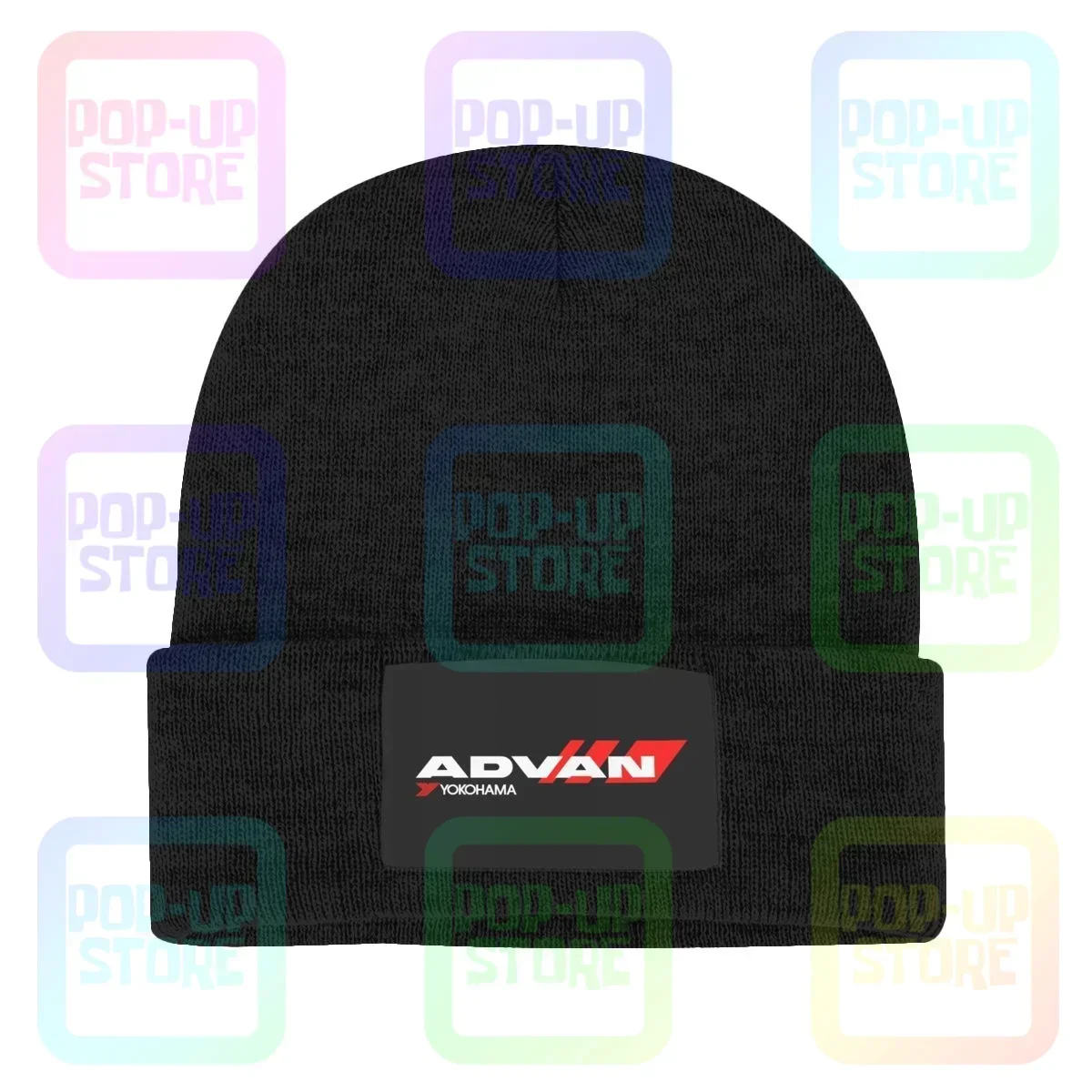 Advan Yokohama Tires Car Racing Heavy Knitted Beanie Hat Beanies Cap Cute Classic Adjustable