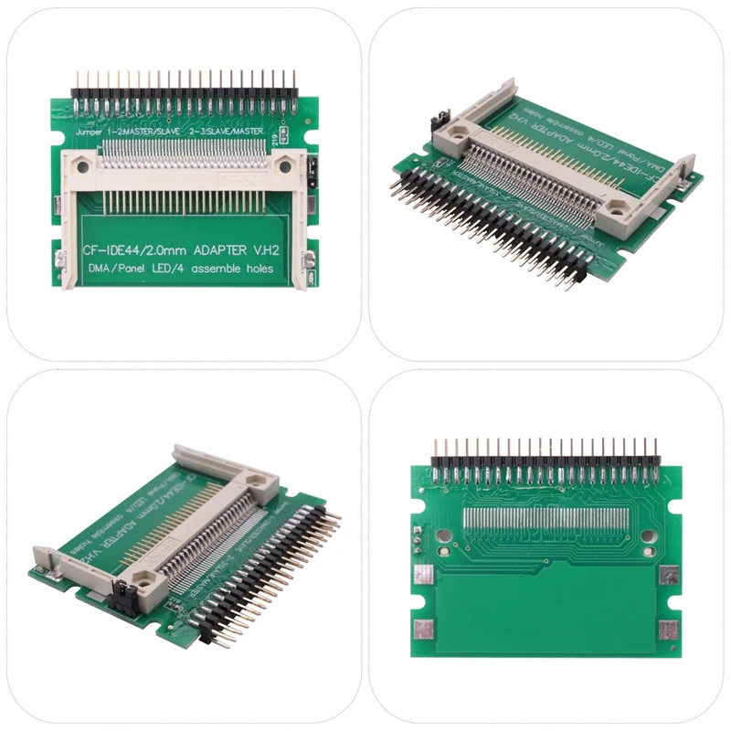 Cartão Compact Flash Cf para Ide 44Pin 2Mm Macho 2,5 Polegadas Hdd Conversor Adaptador Inicializável