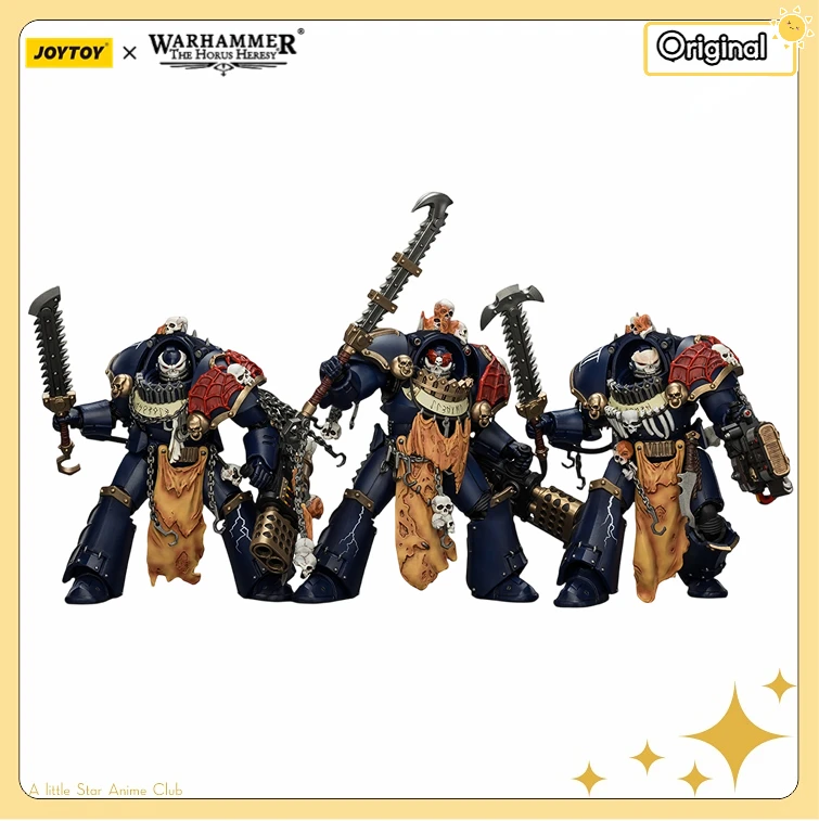 

【Pre Sale】JOYTOY 1/18 Action Figure Warhammer The Horus Heresy Night Lords Contekar Terminator Dissident/Contekar Terminator 1/2
