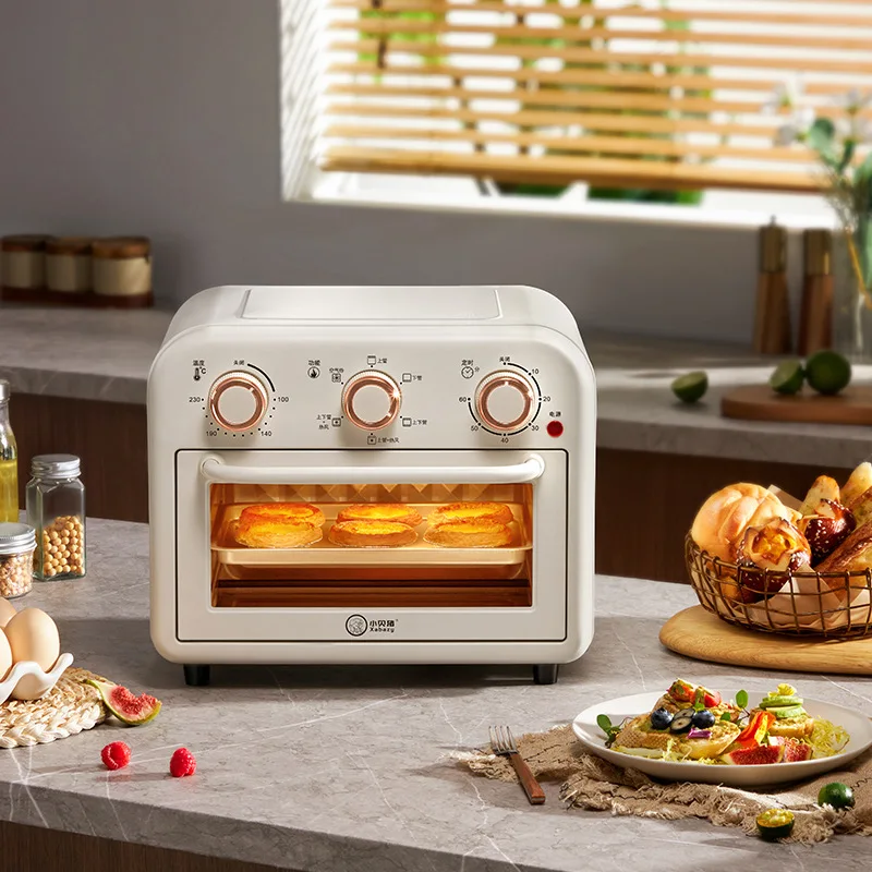 Xiaobeizhu 12-Liter Mini Electric Countertop Oven Special Multi-Functional Two-in-One Baking & Cake Rack Oven for Household Use