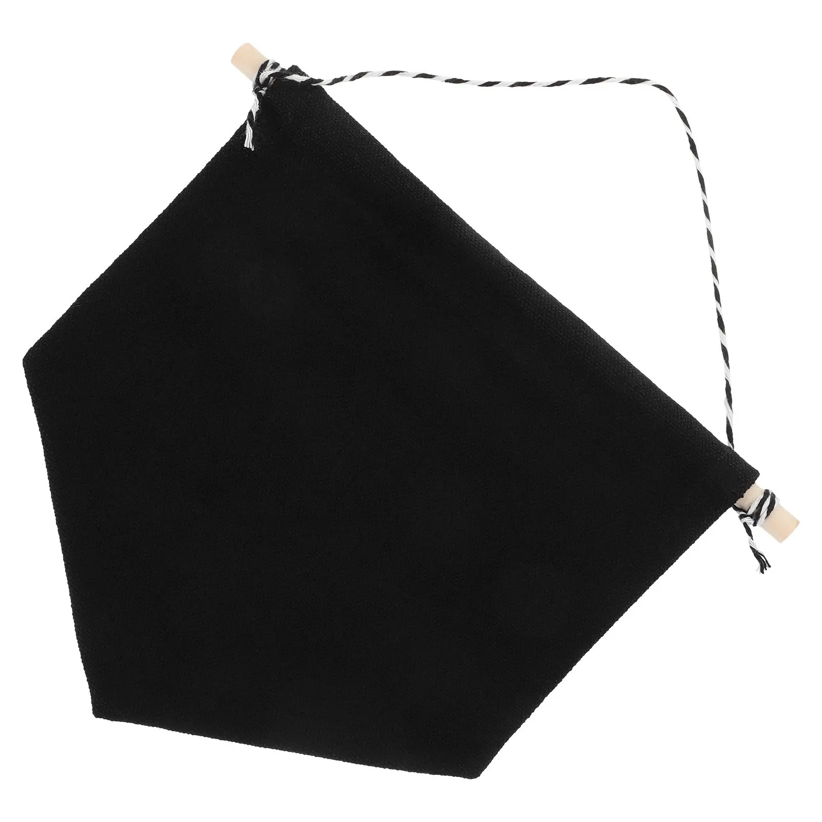 Pin Display Canvas Pennant Banner Black Plain Blank Canvas Wall Banner Enamel Lapel Pin Badge Storage Organizer Wall Hanging