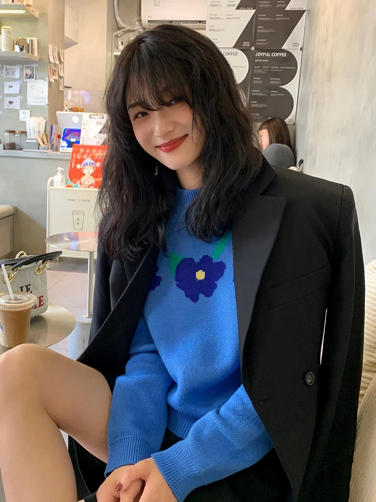 

Bla Slim Fit Women's Suiting Jaet Early Autumn High-End Feeling Outerwear Commute Sle Long Sve Button Detail