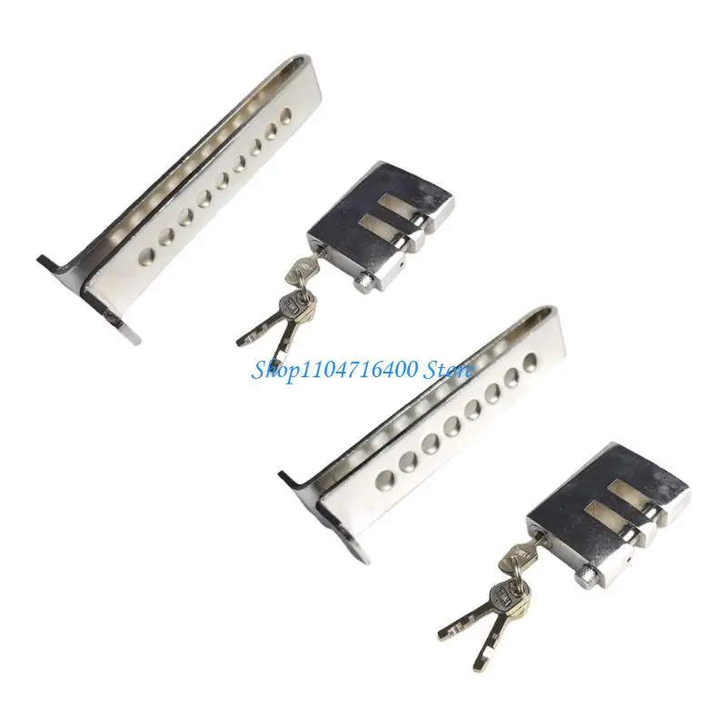 

y1gd Universal Brake Pedal Lock Throttle Accelerator Security Stainless Anti-Theft Tool Pedal Lock Car Truck Clutch Lock Auto