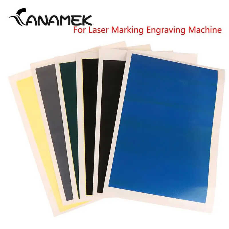 

Carved Colored Paper For CO2 Fiber Laser Marking Engraving Machine Universal Used Color Papers 39x27CM 6 Color For Option