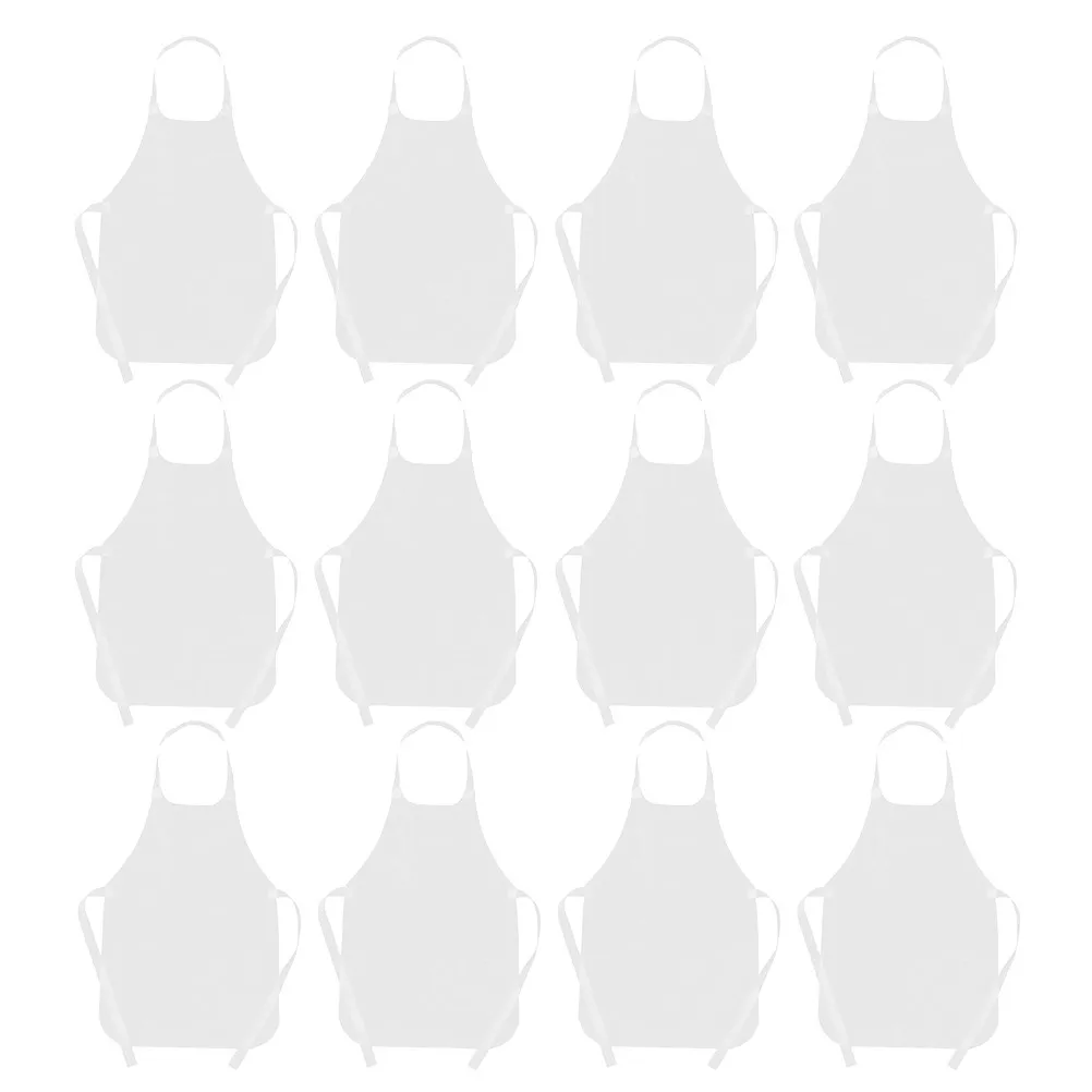 20pcs Children Painting Aprons Smocks Diy Craft Aprons Painting Cooking Aprons For Diy Craft Disposable Activities Accessories
