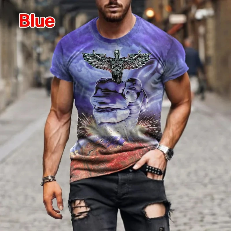 Popular Rock Judas Priest Band 3D Printed Men Women T-shirts Summer New Fashion Hip Hop Style Men\'s Clothing Streetwear Tees Top