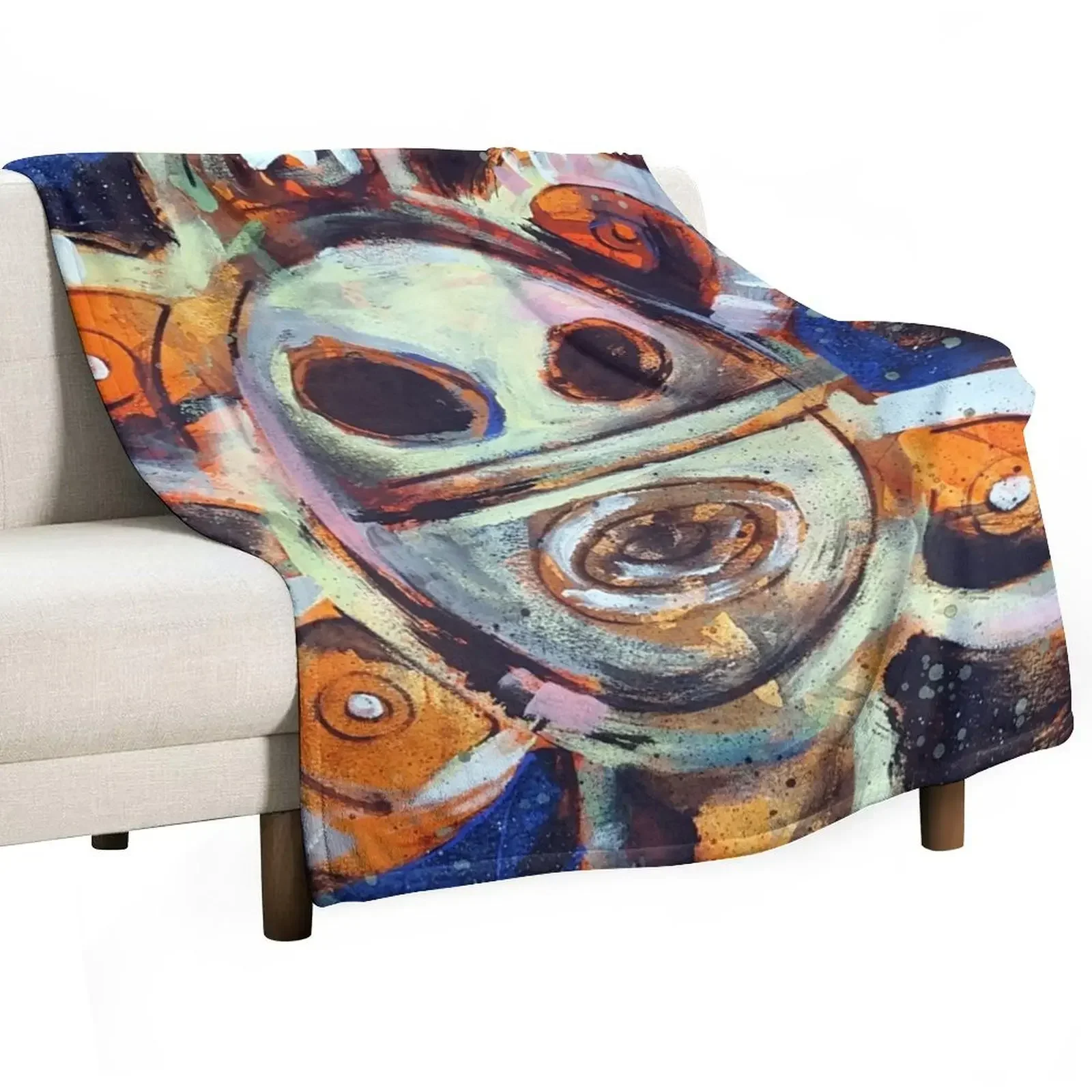 Taino Sun of Jayuya Puerto Rican Art Throw Blanket Luxury Throw Loose blankets ands Bed linens Heavy Kid'S Blankets