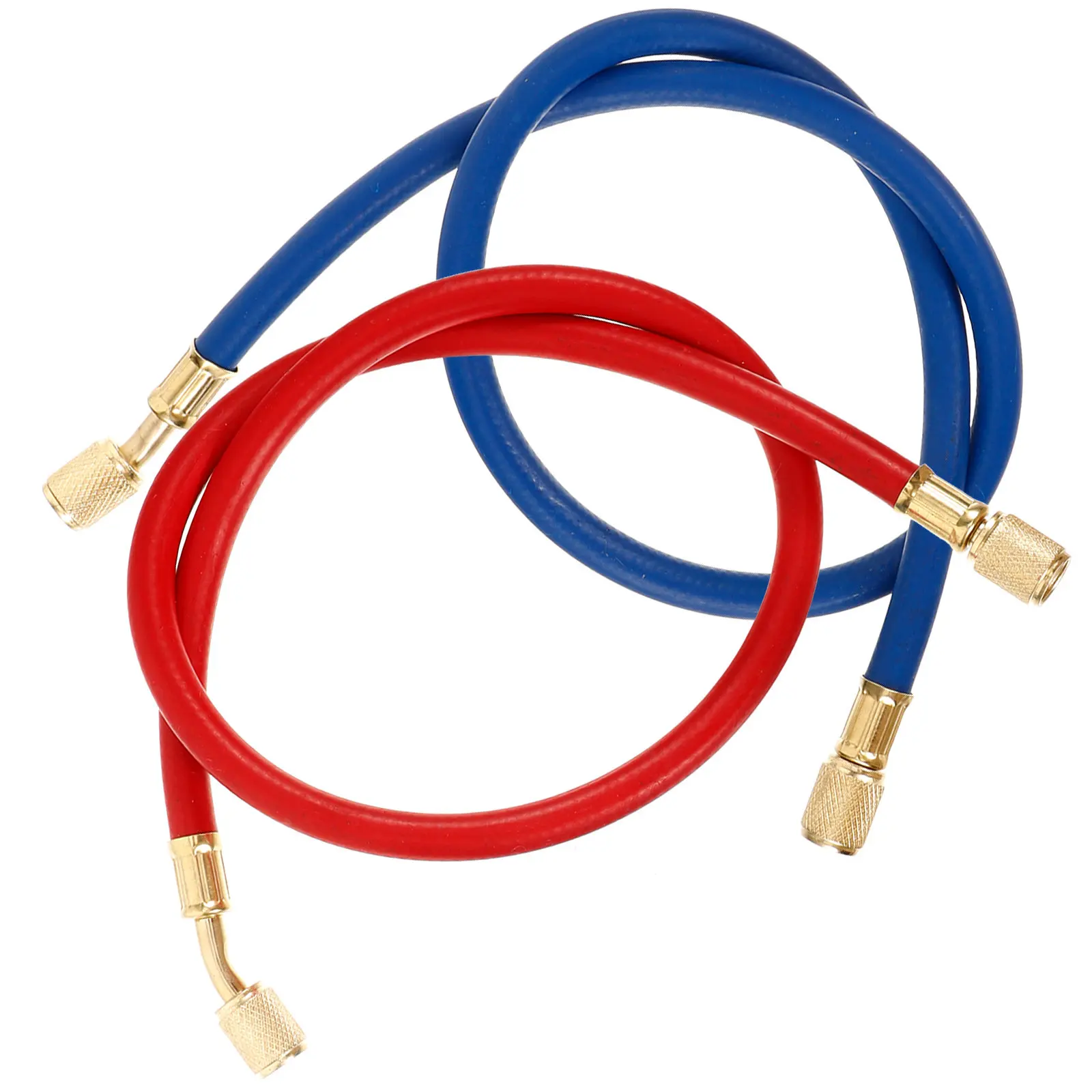 2Pcs Car Ac Refrigerant Recharge Hose Portable Air Conditioning Charging Tool Multifunctional Equipment Car Recharge Kit