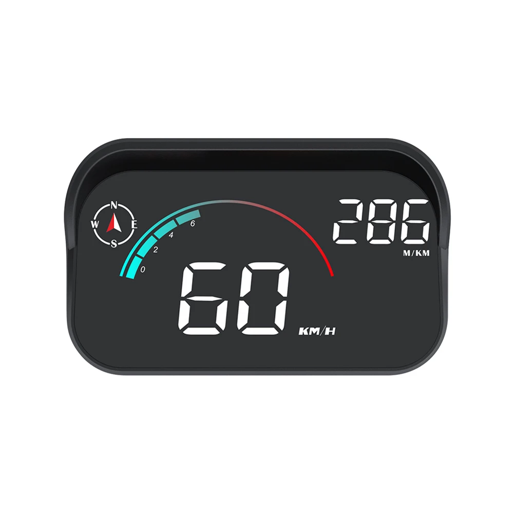 Car Head Up Display Projector Screen Speed Meter Overspeed Alarm Digital HUD with Odometer Smart Head Up Display LCD Display