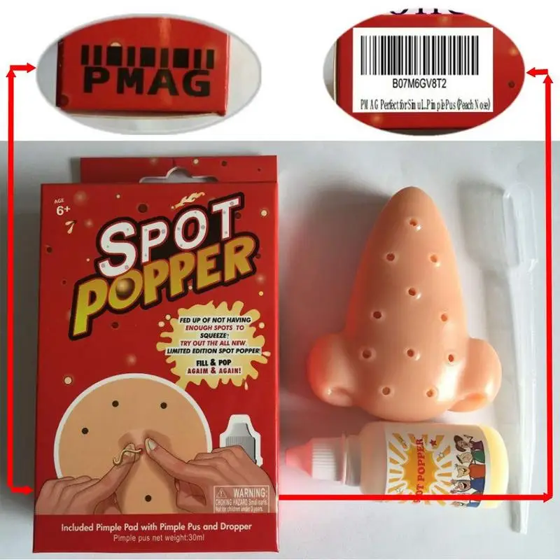 Pimple Popping Toy Acne Squeeze Toys Pressure Relief Prank Toy For Children Adult  Stop Picking Your Face Squeeze Acne