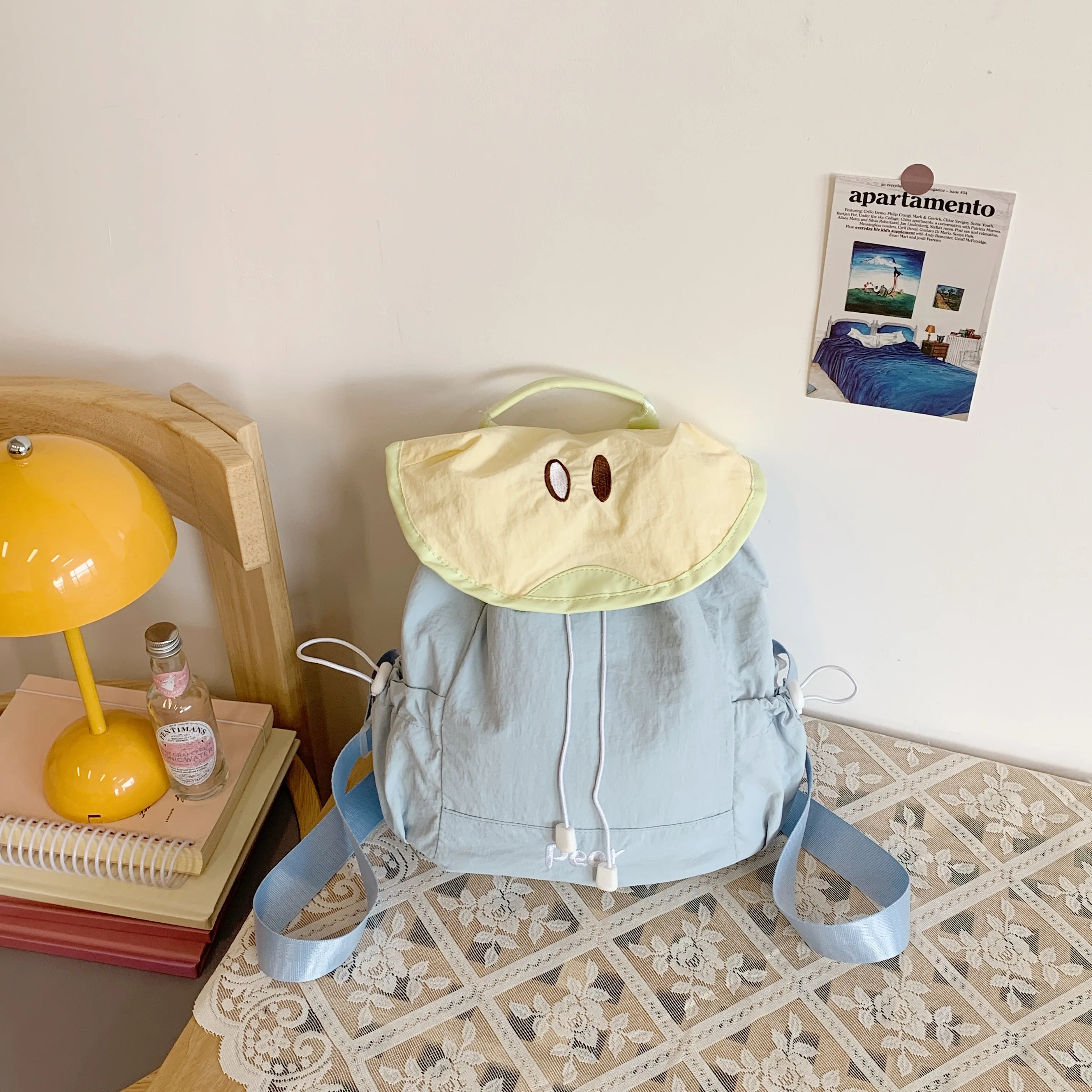 حقيبة ظهر جديدة بنمط الفاكهة للصيف بتصميم برباط الدوبامين حقائب كتف ذات سعة كبيرة حقيبة يد للركاب على طراز Preppy #4