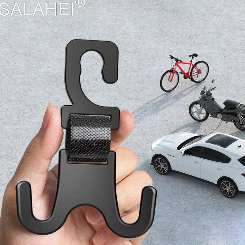 For Car Electric Bike Motorcycle Storage Goods Hanging Hook 1pcs/2pcs/4pcs Car Hook Interior Seat Back Hanging Hooks Universal