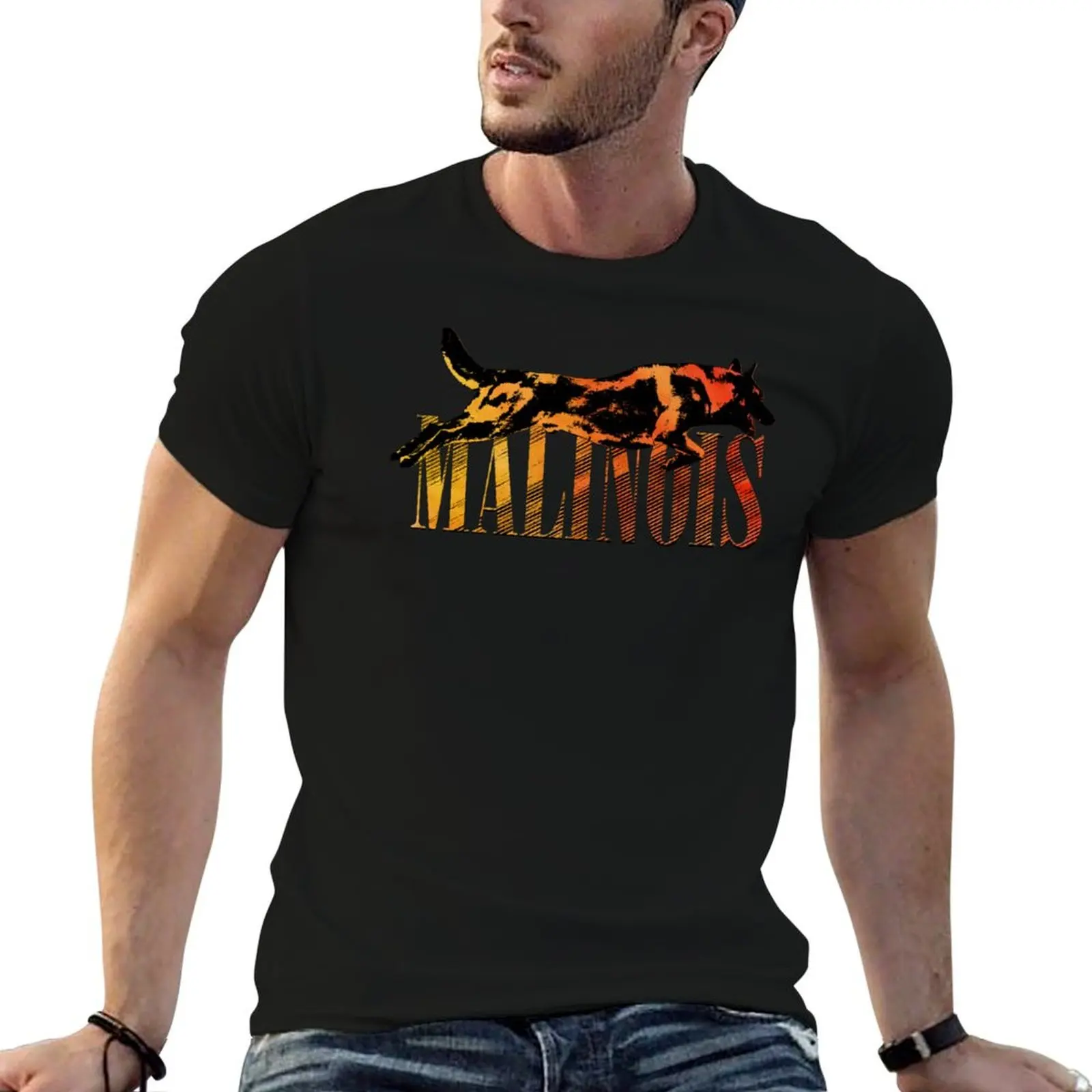 Malinois Belgian shepherd - Mechelaar T-Shirt shirts graphic tee graphic tee shirt mens designer t shirt