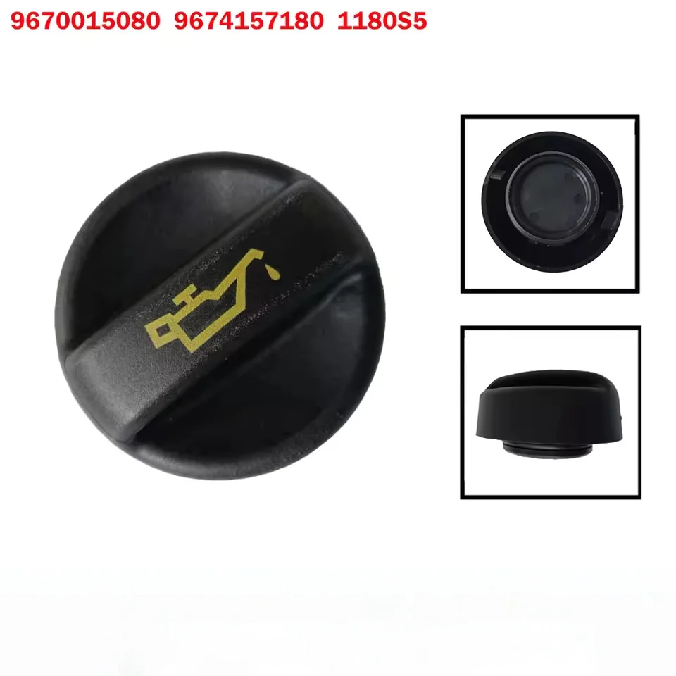 Engine Oil Filler Cap 9670015080 For PEUGEOT 207 208 301 308 508 2008 3008 5008 Expert Partner Oil Filler Cap Replacement Part