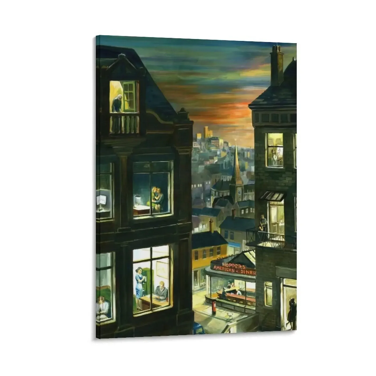 

Edward Hopper Canvas Painting bedrooms decor bedroom decoration wallpapers home decor Bedroom deco