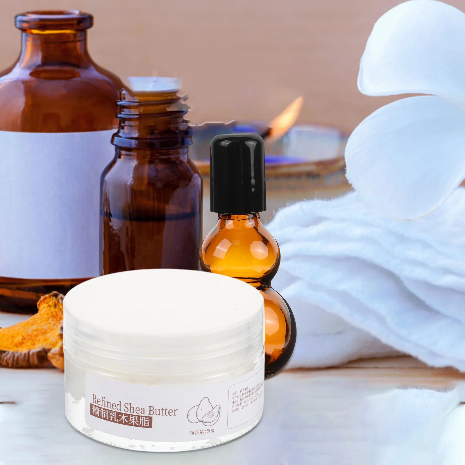 Kit Fai-da-Te per Balsamo Labbra con Base Idratante al Burro, Ingredienti Naturali per Labbra Secche e Screpolate, Formula Leggera Non Unta