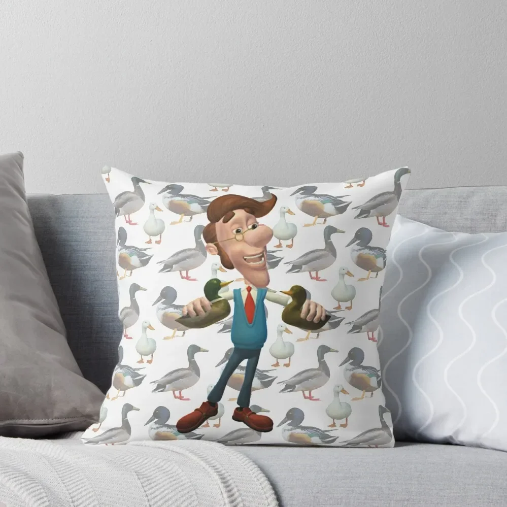 

Actually, I'm More of a Duck Kind of Guy Throw Pillow