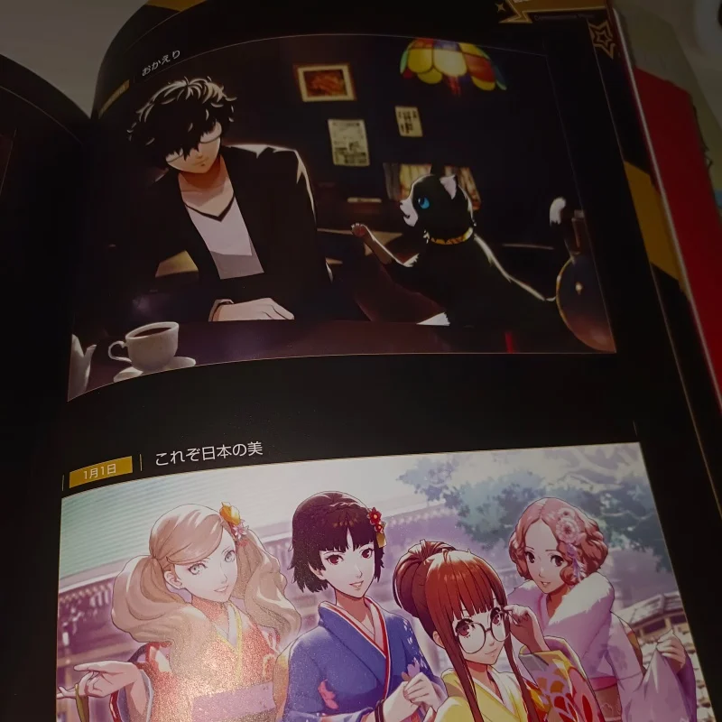 In Stock Persona 5 Royal Edition Artwork Setting Book Japanese Import Anime Manga Charm Collectible Gift Series Ornaments